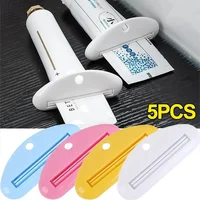 Toothpaste Squeezer Manual Squeezed Toothpaste Tube Clips Multifunction Facial Cleanser Dispenser Squeezer Bathroom Accessories 1
