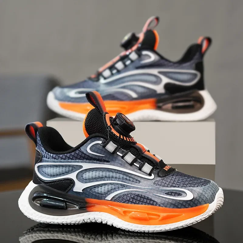 

Children's sports shoes, boys' mesh breathable running shoes, children's luminous running shoes