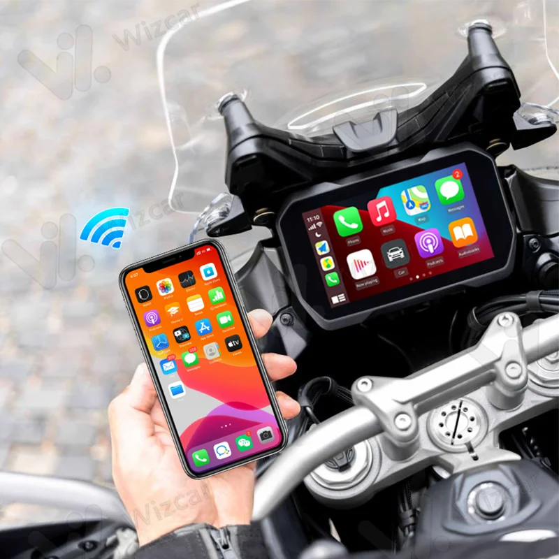 WIZCAR Mate Motorcycle Carplay Android Auto Motorbike Dashboard Wireless  CarPlay for BMW Motorrad HARLEY DAVIDSON HONDA DUCATI - AliExpress