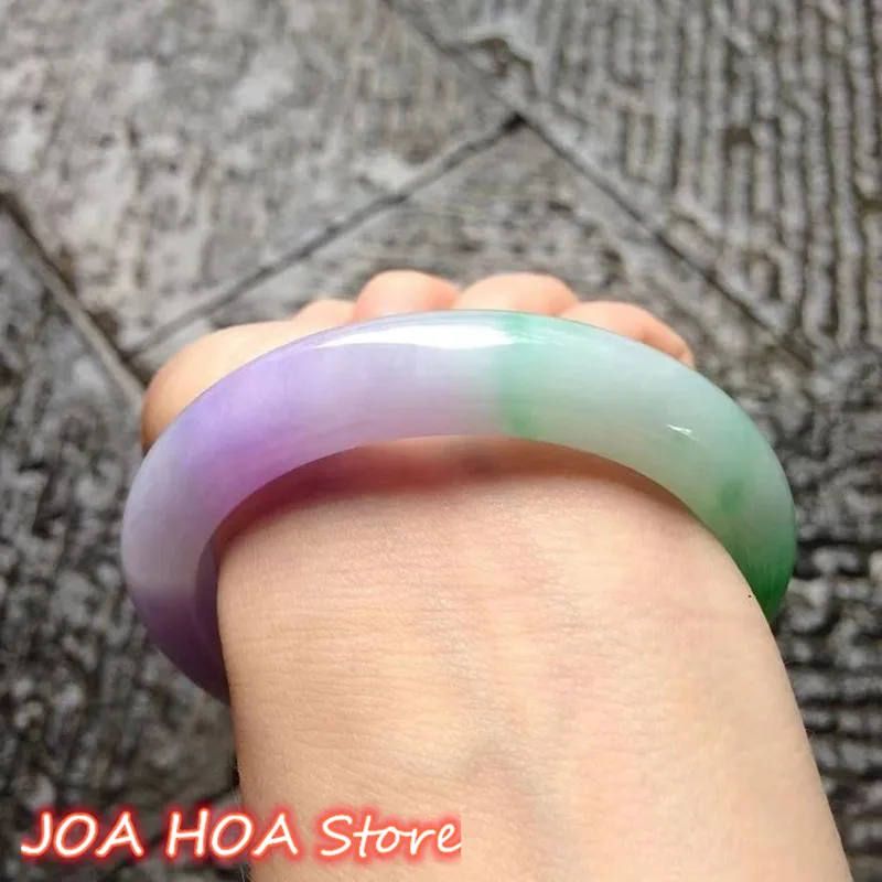Natural Burmese Lavender Jade Bracelet Elegant Princess Best Gift Jewelry