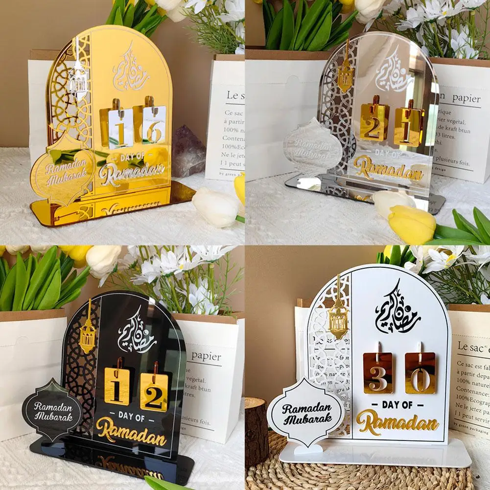 

Acrylic Ramadan Countdown Calendar Gifts Day Of Ramadan Calendar With Base Replacing Numbers Ramadan Mubarak Islam Advent Day