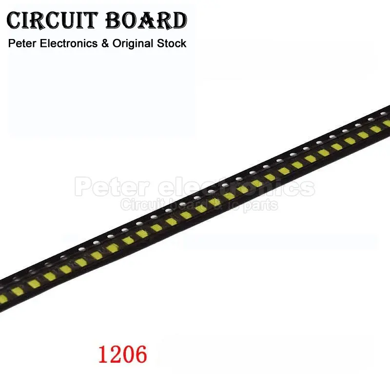 SMD LED 100pcs 0402 0603 0805 1206 1210 3528 5050 5730 Red Yellow Green White Blue Light Emitting Diode Clear