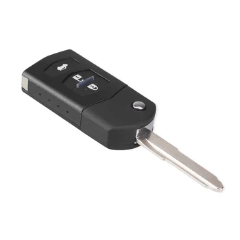 Chiave telecomando per Mazda 2 3 5 - KEYYOU Flip Flip pieghevole chiave a distanza Shell 3 pulsanti Flip Remote Key Cover FOB