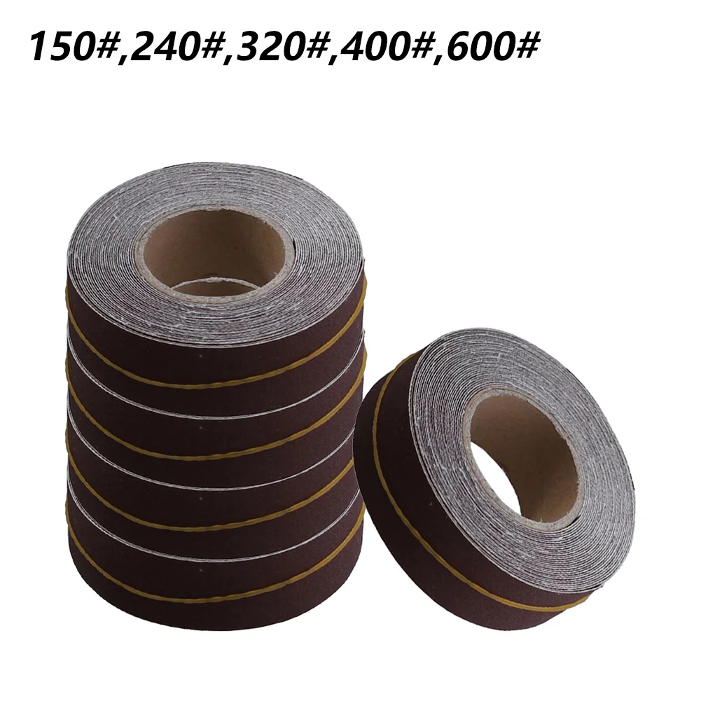 

6M Emery Cloth Roll Polishing Sandpaper 150-600grit Emery Cloth Roll Tape Abrasive Paper For Woodworking Grinding Abrasive Tools