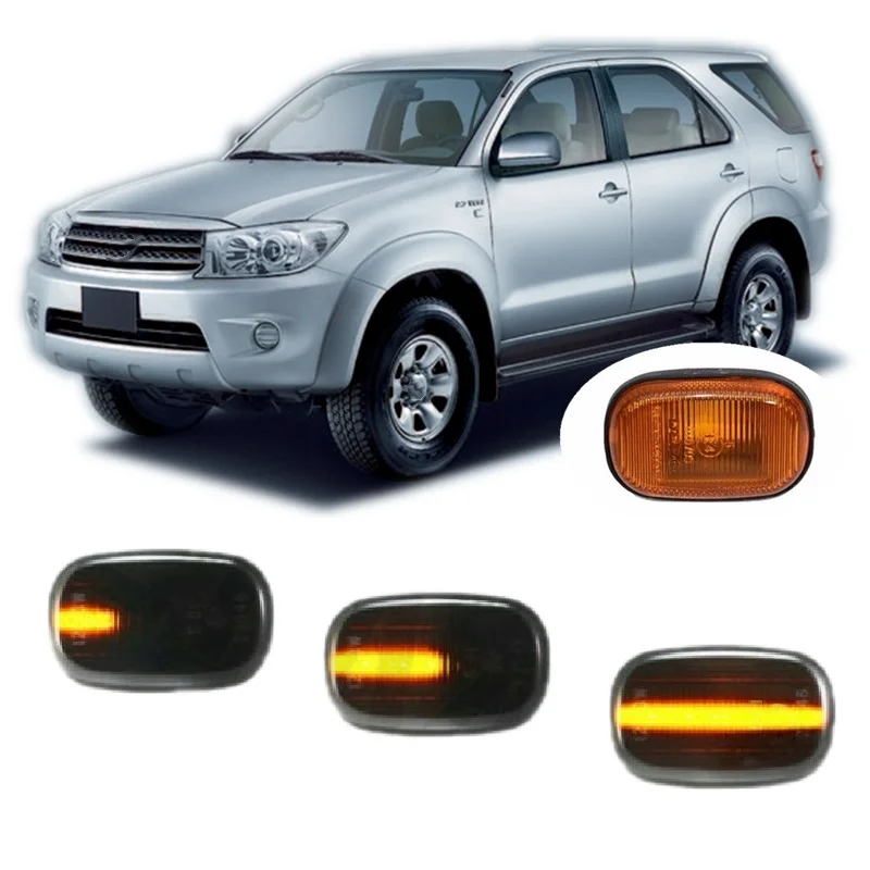 Enquêter de Signalisation Latéral Séquentiel LED, pour Toyota Fortuner GGN50 GGN60 KUN50 KUN51 KUN60 KUN61 TGN51 TGN61 2005 - 2012
