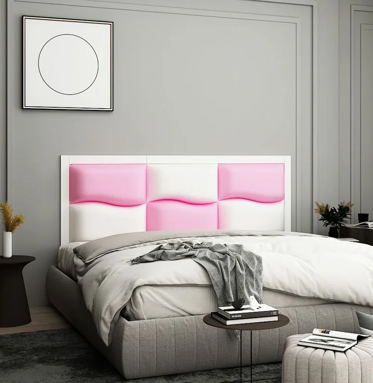 

2020 Simple self -adhesive Modern fabric soft bag bed head wall stickers