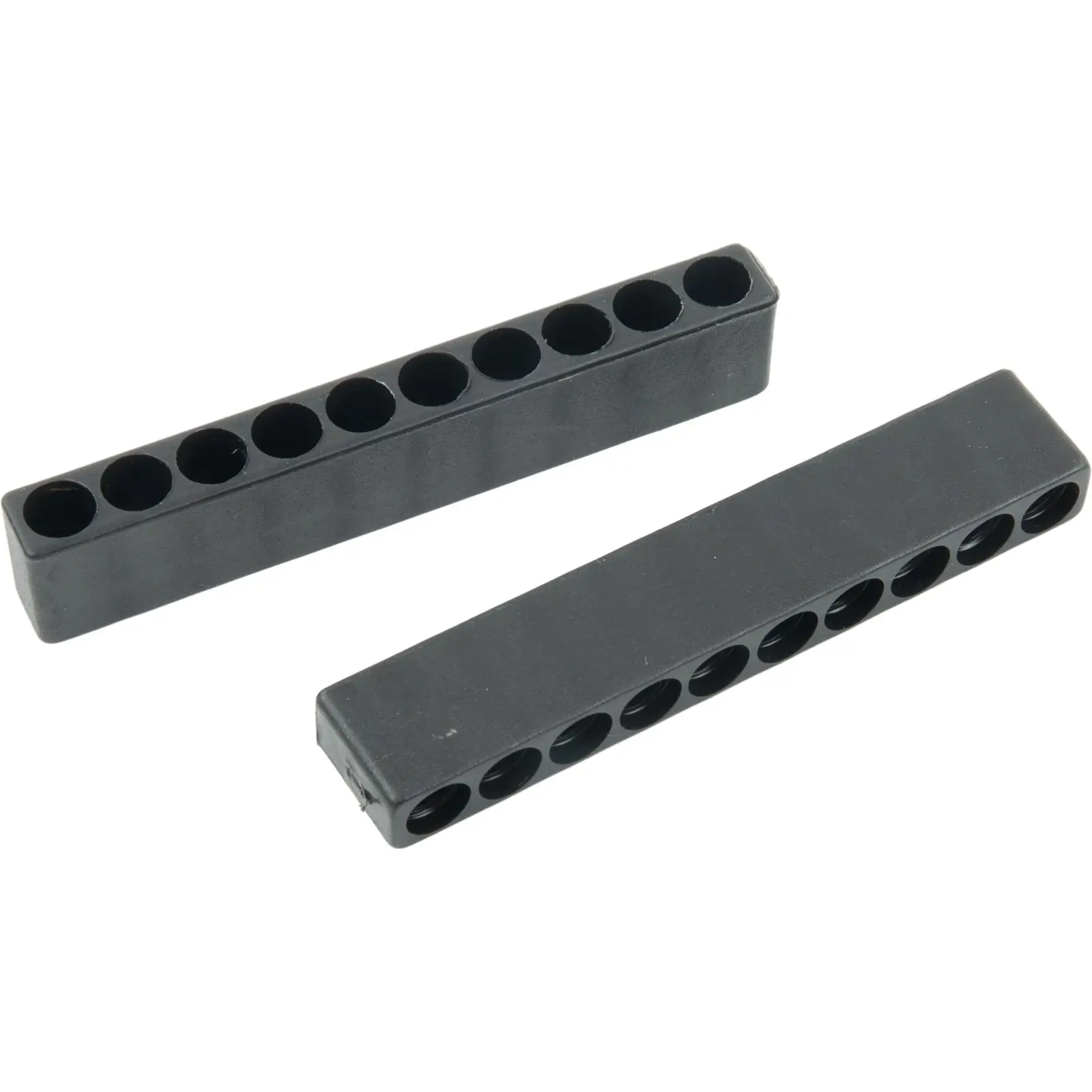 

5 Pcs Screwdriver Bit Holder 10 Hole 1/4 Hex Shank Screwdriver Plastic Screwdriver Storage Rack Hand Tools Parts