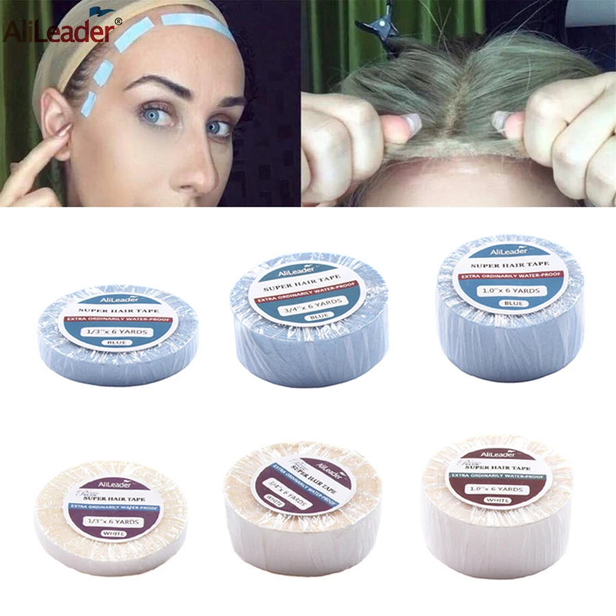 

36 Yards Super Hair Blue Tape Double-Sided Adhesive Tape For Hair Extension/Lace Wig/Toupee No Shine Bonding Double-Sided Tape