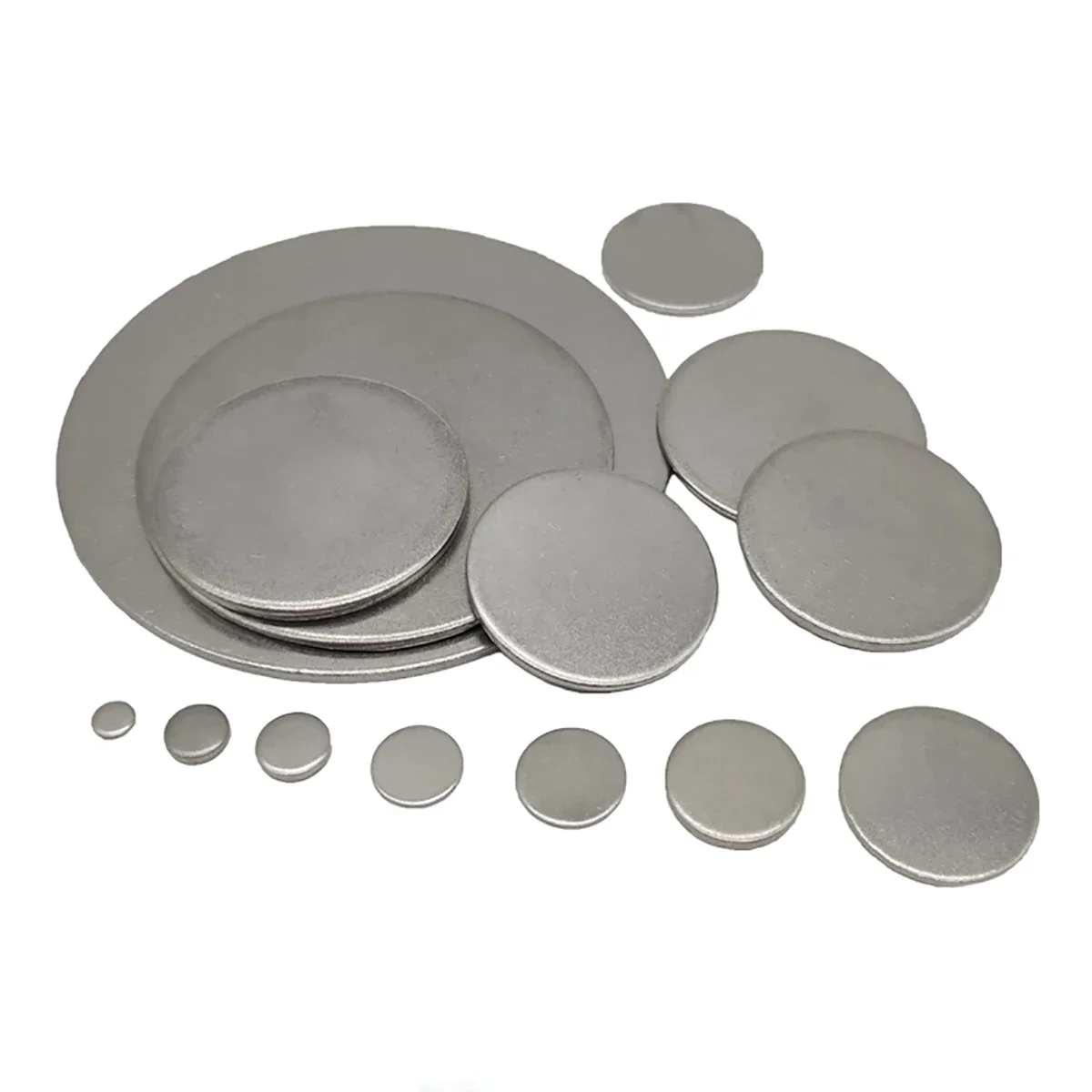 Sourcing Map Bride Fendue Murale, Plaque Ronde En Acier Inoxydable 201