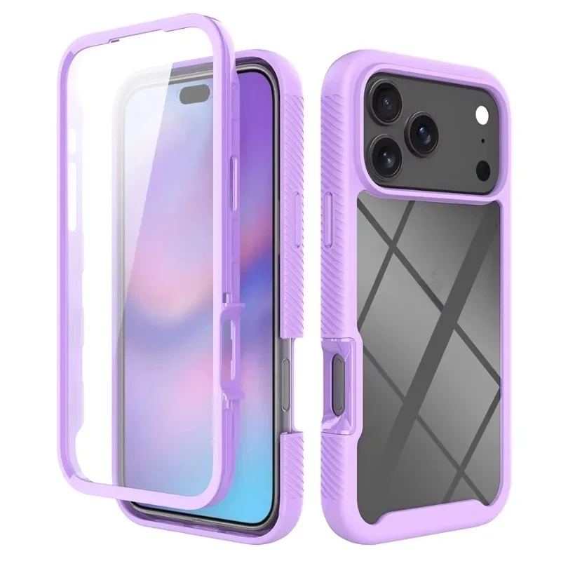 Ultimate 360° Full Body Transparent Dustproof Protector Case with Screen Shield