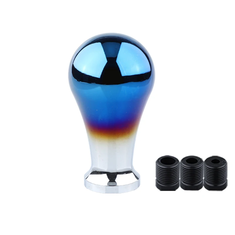 Buy Vintage 3 Speed Black/Chrome Under-Shifter Knob, 5/16-8 In Saint - Foto 2