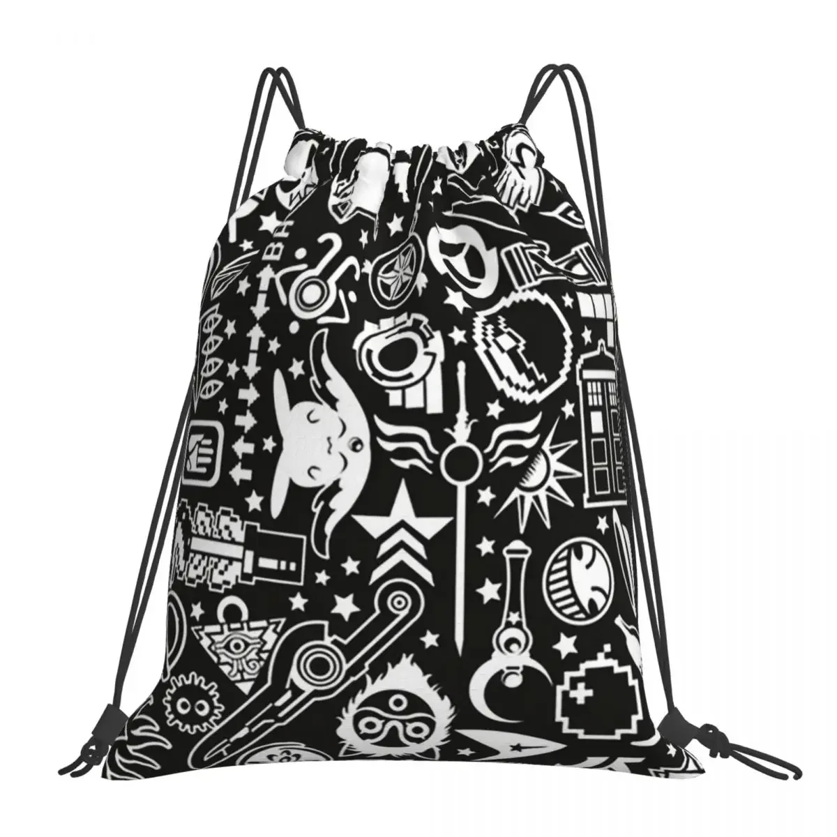 

Fandom Lover Backpacks Multi-function Portable Drawstring Bags Drawstring Bundle Pocket Sports Bag BookBag For Man Woman School