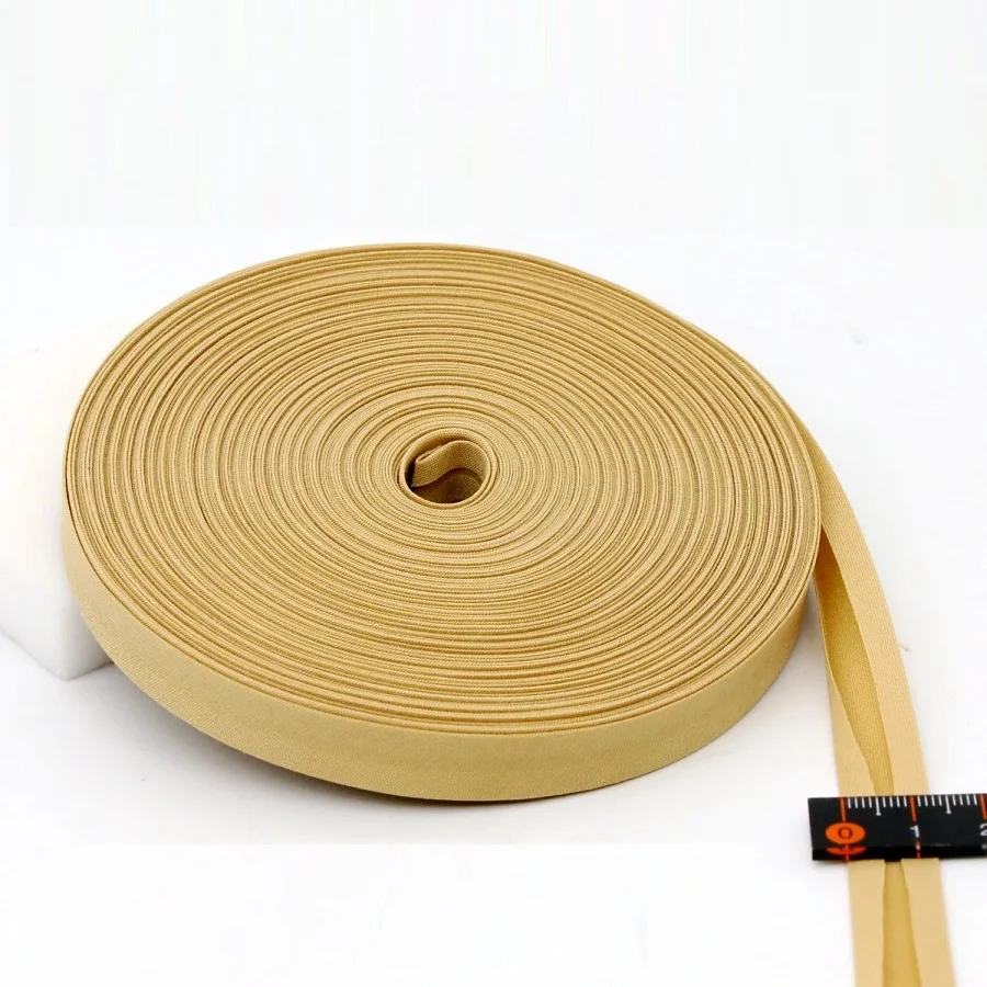 12mm x 30야드 프리미엄 폴리에스터 바이어스 바인딩 테이프, 의류 헴 마감, 가장자리 포장, 공예 바느질 DIY 프로젝트용 패브릭 리본