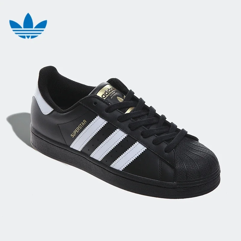 Original Adidas Clover Superstar Gold Label Shell Head In Bianco E Nero Classic Casual Scarpe Da Uomo Scarpe Da Ginnastica Scarpe Da Ginnastica