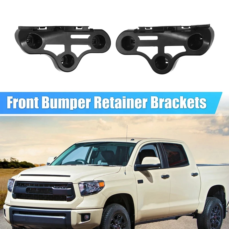 Toyota Sequoia 2007-2021 사이드 범퍼 지지대, 전면 범퍼 브래킷 장착, 52116-0C020, 52115-0C050, 1 쌍