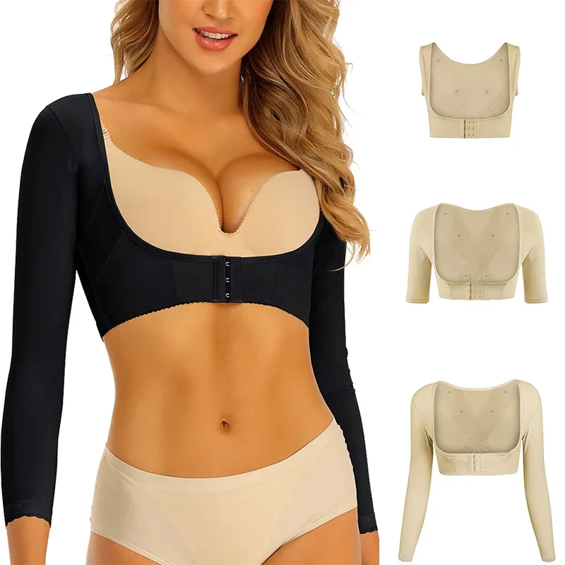 Body Shaper Women Top Corset Underbust Push Up Arm Slimming Control