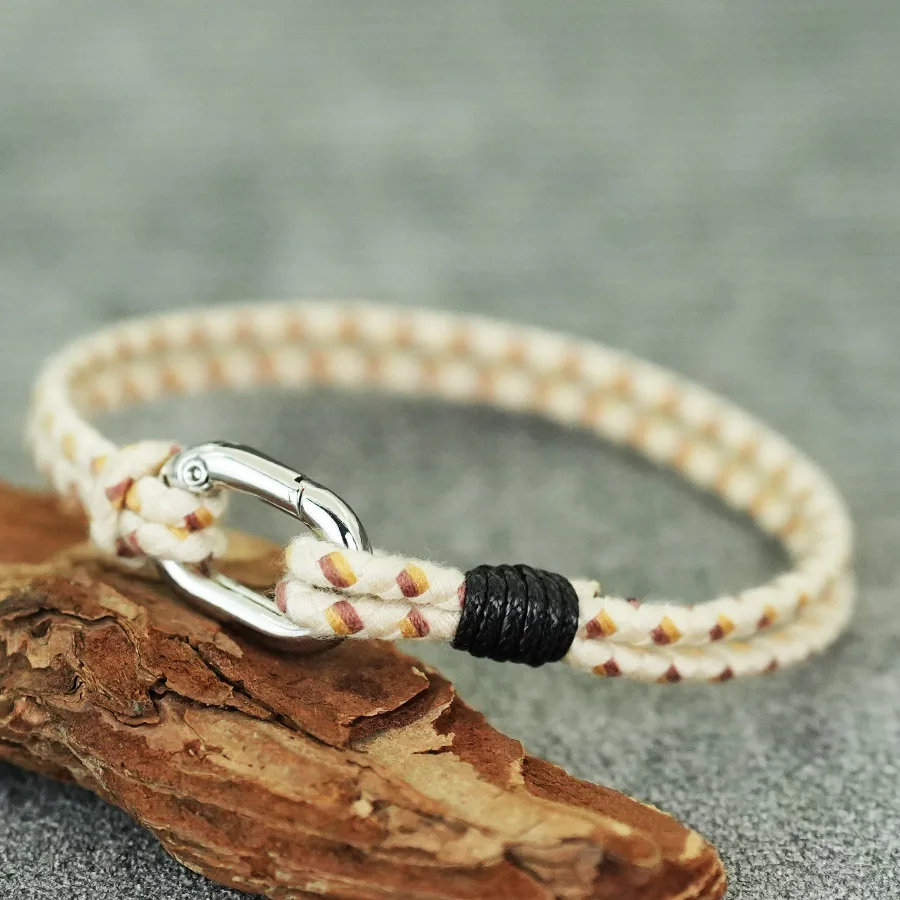 Handmade Bohemian Men Rope Bracelet 3mm String
