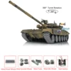 HENG LONG 1/16 Scale RC Tank Model 7.0 Russia T90 3938 360° Turret Metal Tracks RC Toys Customized Gift TH17853 3