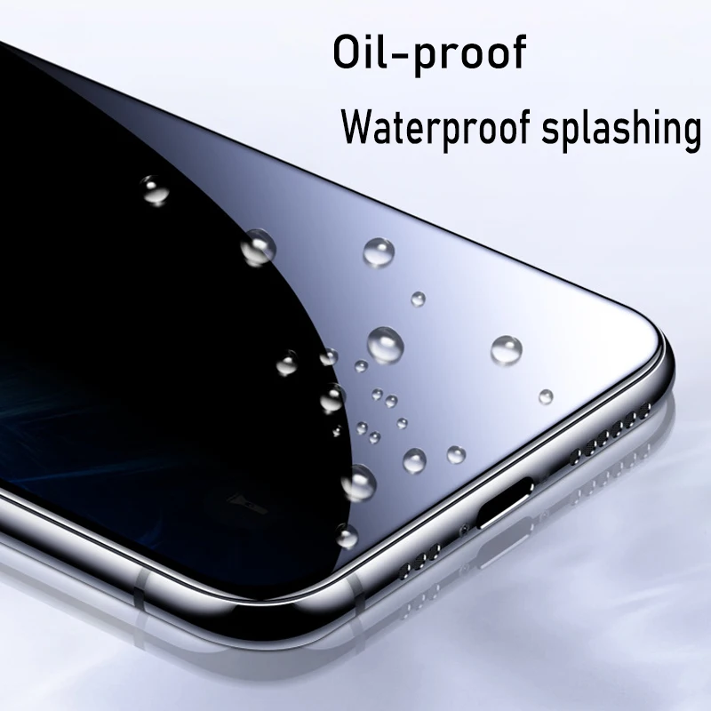 4-Piece Privacy Anti-Peeping Matte Ceramic Screen Protector Set