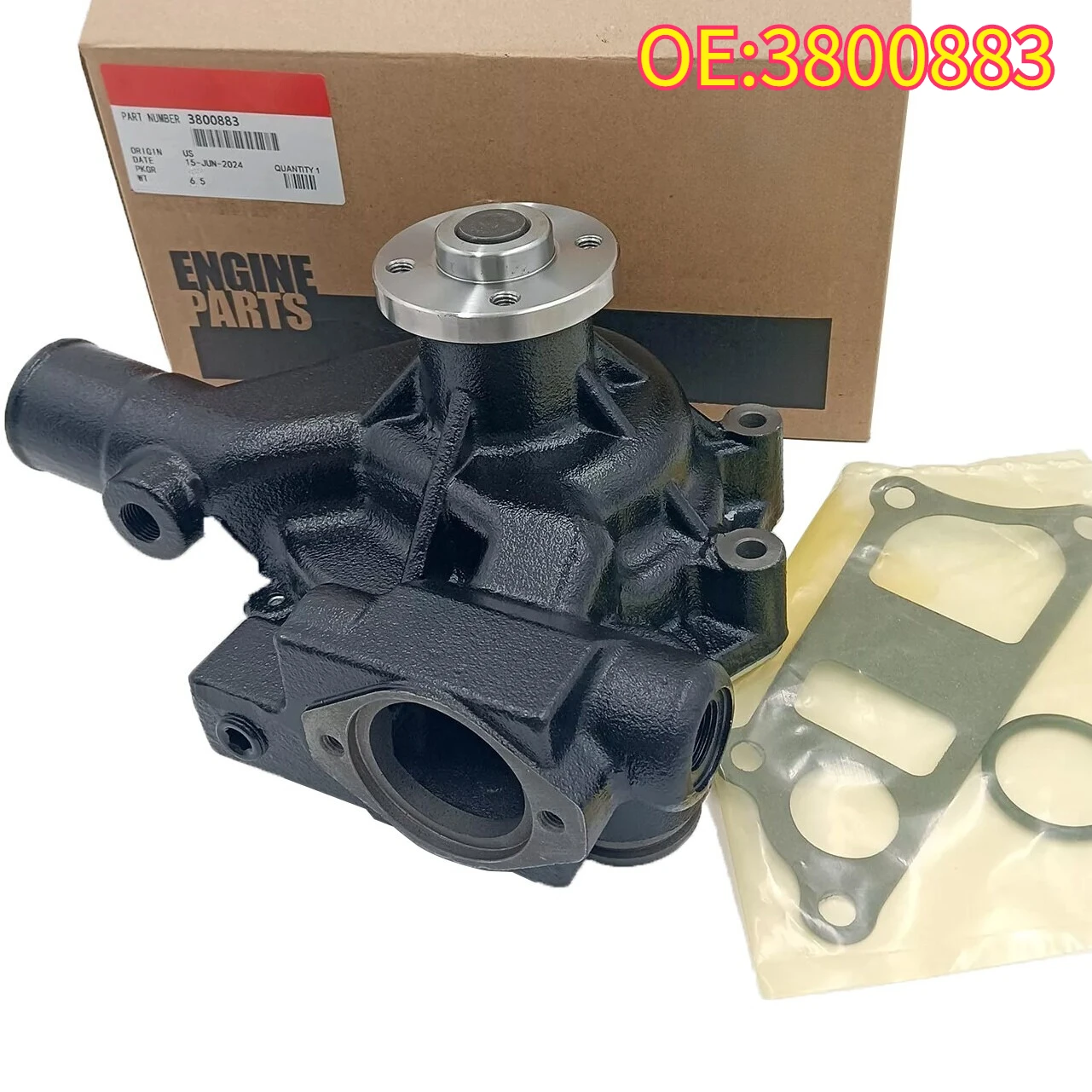 3800883 Cummins B3.3 QSB3.3 QSB4.5 B137 CM2150 디젤 엔진용 워터펌프