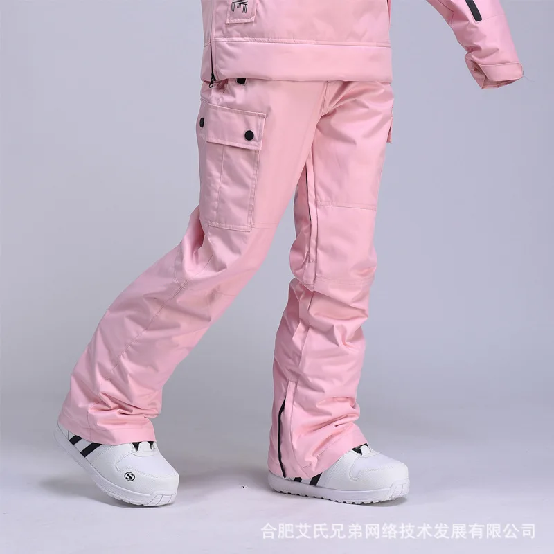 Ski Trousers Windproof Waterproof Warm and Breathable Snow Pants for Men and Women Winter Snowboard Outdoor Sports Trousers
