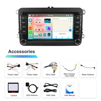 Podofo 7 ''6 + 128G autoradio pour VW/PASSAT/GOLF/SCIROCCO lecteur multimédia Navigation Carplay Android Auto WIFI BT RDS Audio de voiture 6