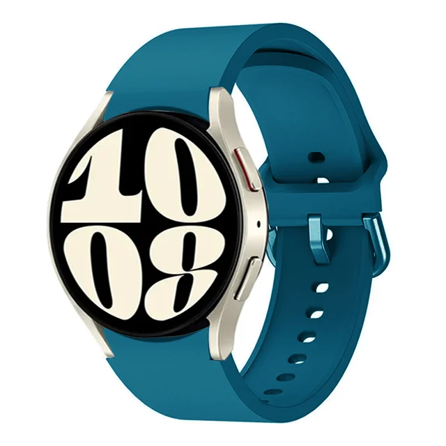 Universal Silicone Smartwatch Bracelet, 20mm/22mm Adjustable Strap