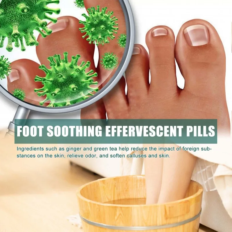 Soak Foot Bath Tablets Fat Killer Natural Herb Foot Health Care Skin Feet Effervescent Pills for Relaxing Detox Ванночка Для Ног