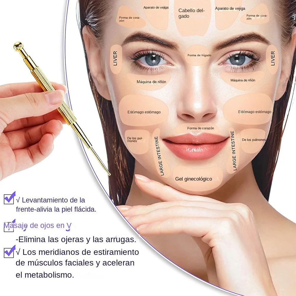 Acupresión Puntos De La Cara Reflexologia Acupuntura Puntos De