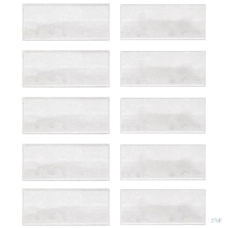 270F 10pcs Rectangle Clear Acrylic Place Cards for Wedding Blank Guest Table Seating Card Guest Name Settings Signs