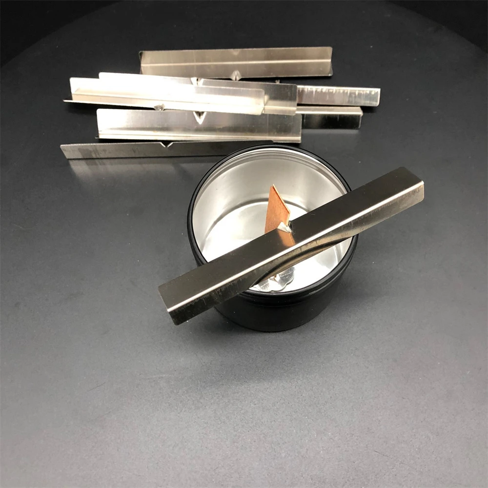 New 400pcs/lot Craft Tools Metal Candle Making Wick Holder Bar Wooden