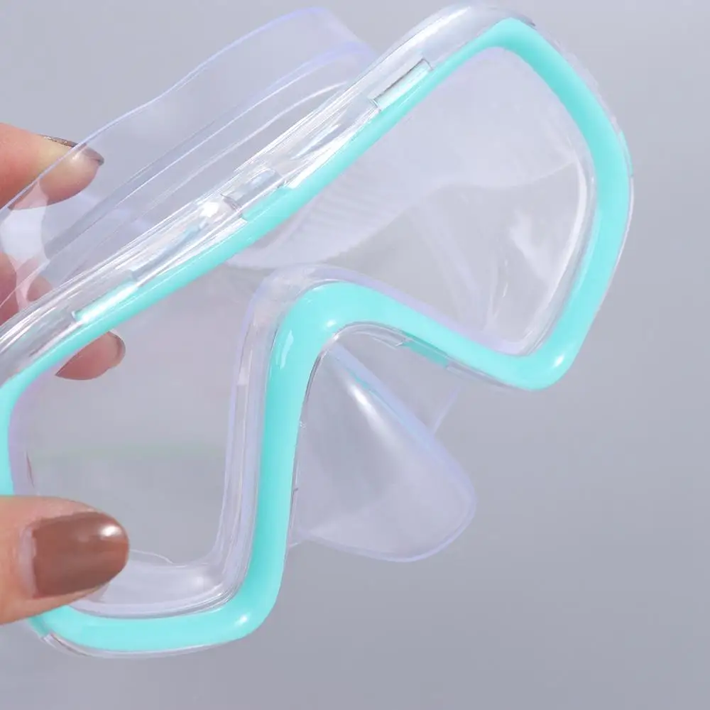 PVC Strap Kids Swim Goggles Anti Fog with Nose Cover Pool Swim Eyewear Vibrant Colors Anti-Leak Snorkel Swimming Goggles Girls 5