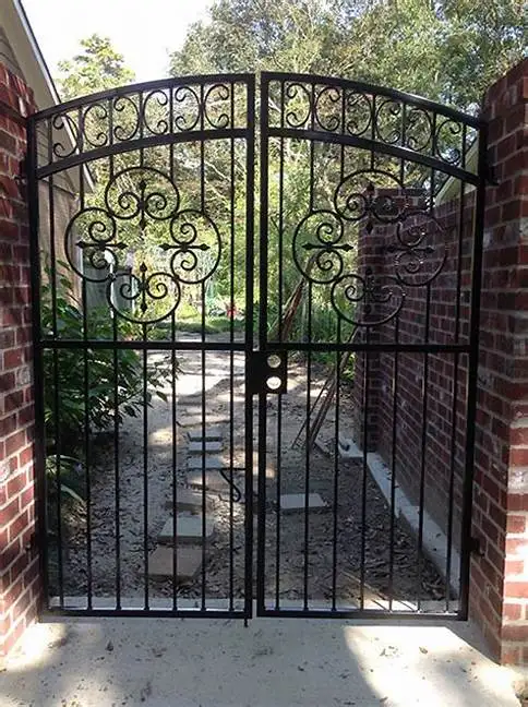 Custom Or Standard Wrought Iron Gate Parts Iron Sliding Gate Wrought Iron Gate 2