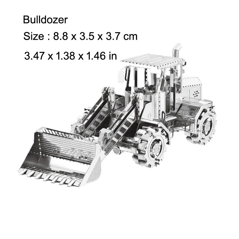 3D Metal Puzzle Mixer Truck Engineering Vehicle DIY Assembly Kit