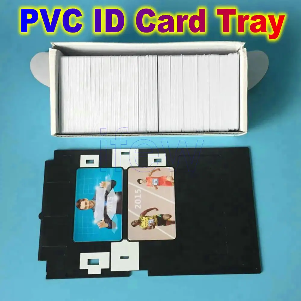 PVC ID Card Trays Printing Plastic Cards Tray Board For Epson L800 L801 L805 L810 L850 TX720 PX660 T60 A50 P50 T50 Card PVC Tray