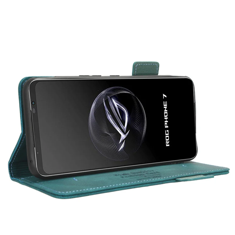 아수스 ROG 폰 7 용 케이스, Ultimate 커버, Etui 카드 슬롯, 마그네틱 버클, 흡수 홀스터 백