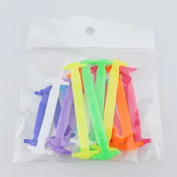 16-Piece Set of Silicone No-Tie Elastic Shoe Laces for Easy Slip-On Sneakers (Mixed color)