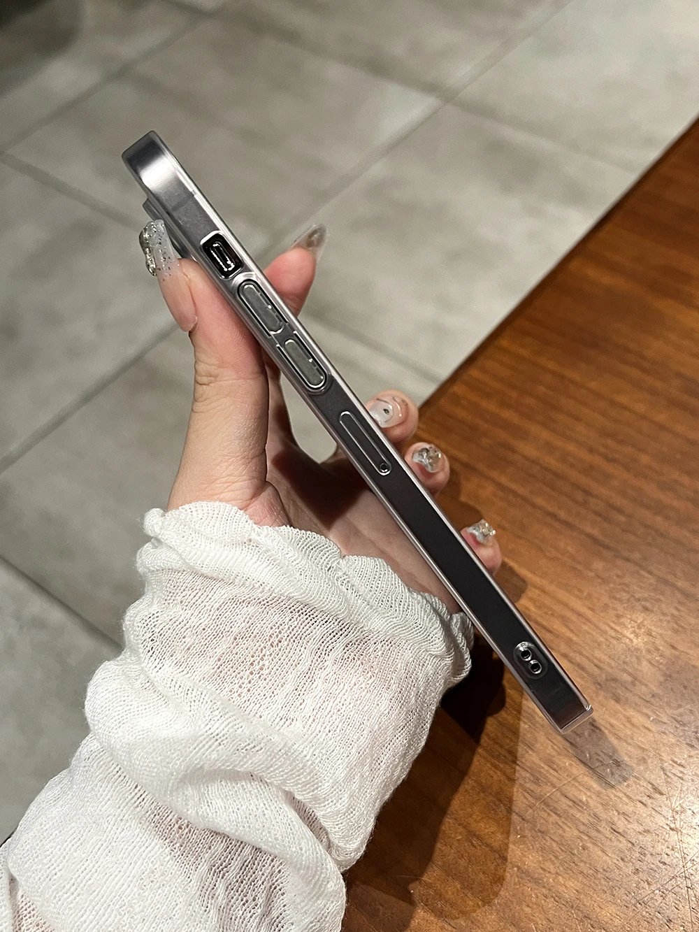 جراب هاتف شفاف غير لامع رفيع للغاية ، بلاستيك صلب ، غطاء جلد حريري شفاف ، Apple iPhone 16 ، 15 ، 14 Plus ، 13 ، 12 ، 11 Pro Max