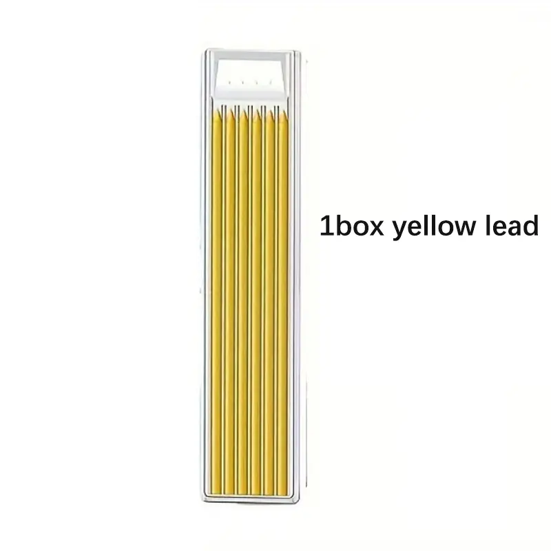 2.8mm Solid Woodworking Automatic Pencil Set with 2B Multicolor Lead Core Deep Hole Marking Architectural Design Marking Pen - Image 15