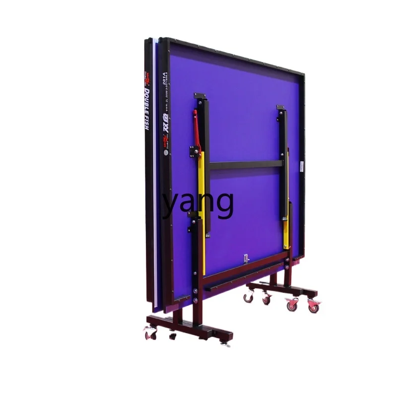 

CX Household Foldable Mobile Table Tennis Table Indoor with Wheels