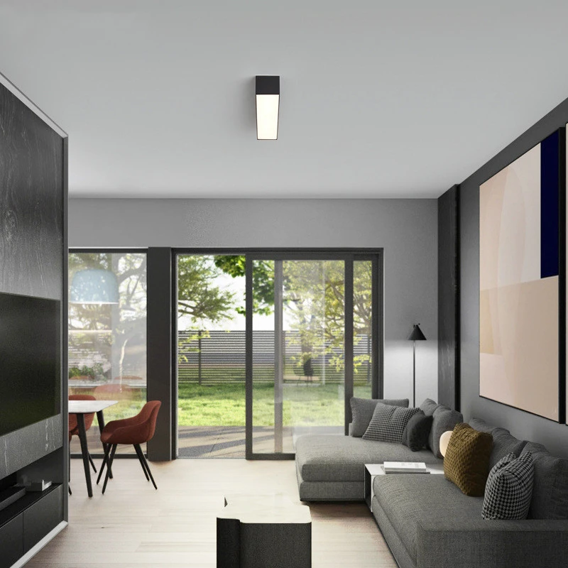 Description Picture 6 of itemSurface Mount Linear LED Ceiling Lights Long Strip Spotlight Luminarious Floodlight Minimalism Pendant Lamp Home Decor AC85-265V