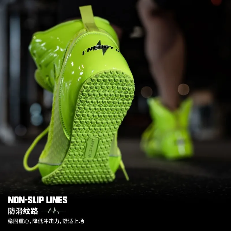 Men's Women's Indoor Fitness Training Wrestling Shoes Multi-color Wear-resistant Sports Shoes Non-slip Lightweight Boxing Shoe