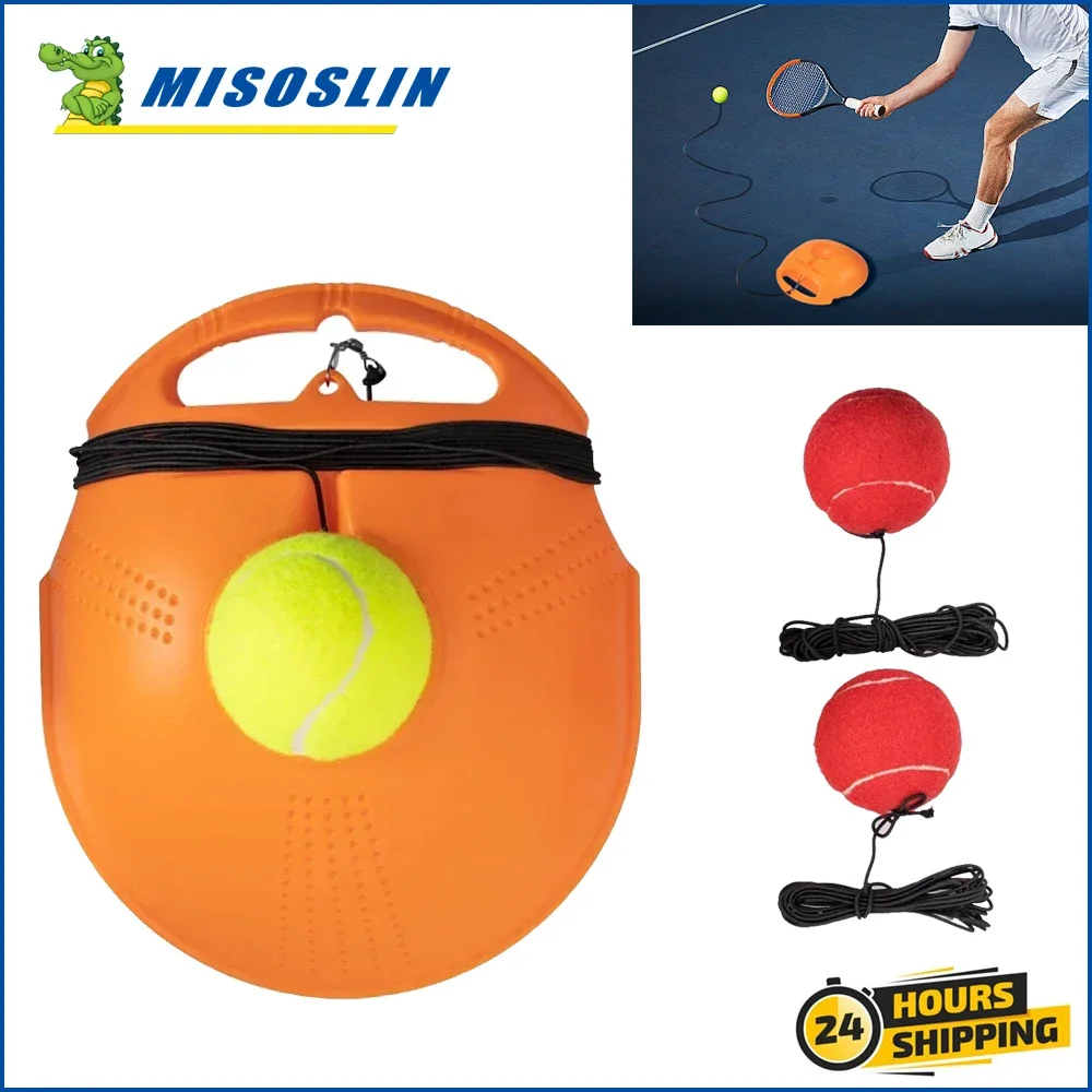 Dispositivo Per La Pratica Del Tennis Palla Di Rimbalzo Con Corda Elastica Lunga Ausili Base Solo Attrezzatura Per Allenatore Di Tennis Allenamento Pe