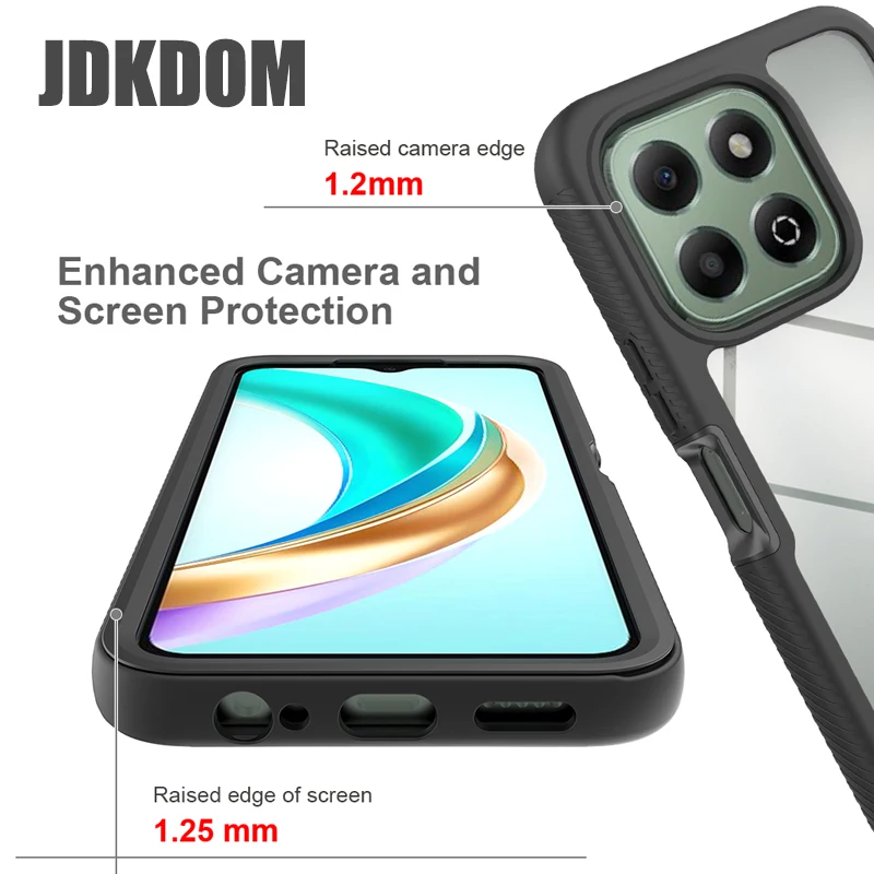 Shockproof Armor Phone Case with Front Frame Cover