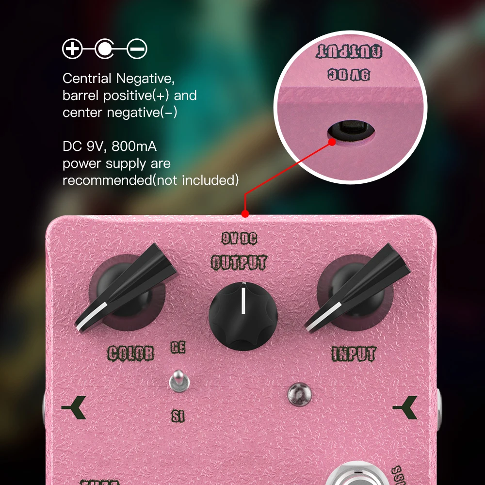 Dr. J Series D56 PLANES WALKER FUZZ Guitar Effect Pedal Classic & Modern Tone Fu