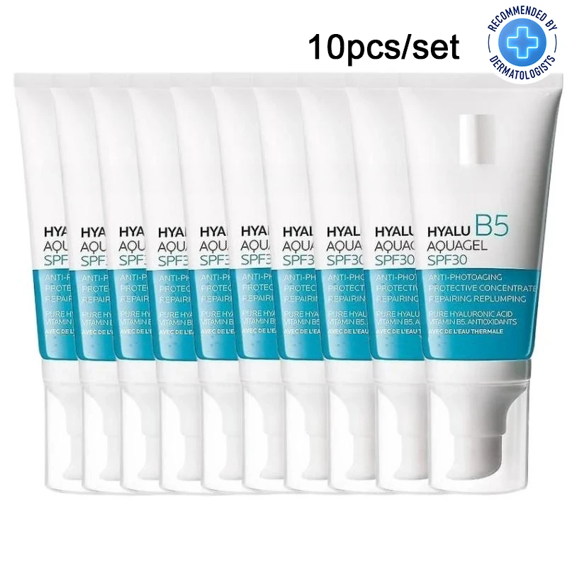 

10PCS Brand HYALU B5 Facial Sunscreen AQUAGEL SPF30 Sun Protection Repair Skin Antioxidant Moisturizing For All Skin Types 50ml