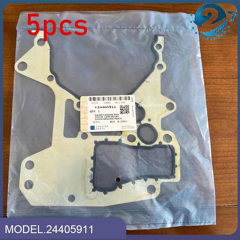 Engine Timing Cover Gasket 5pcs OEM# 24405911 Chevrolet Sonic Cruze Limited Aveo Pontiac G3 Opel Astra 1.6L/1.8L