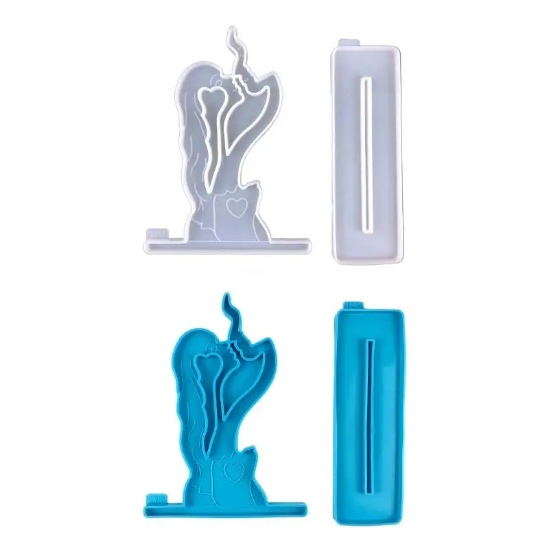 

Casting Mould Valentine Day Wood Home Passionate Lovers Statues Creative Handcrafted Home Miniatures Tabletop Decor Dropship