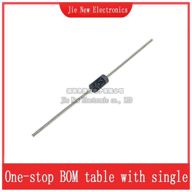 50PCS Assorted Voltage Zener Diodes - Range from 16V to 91V - 2W Power Rating