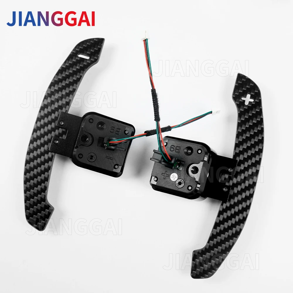 Magnetic Carbon Fiber Steering Wheel Paddle Shifter Easy Installation For Audi A1 A2 A3 Q3 Q4 B9 RS1 RS2 RS3 RS4 Car Accessories